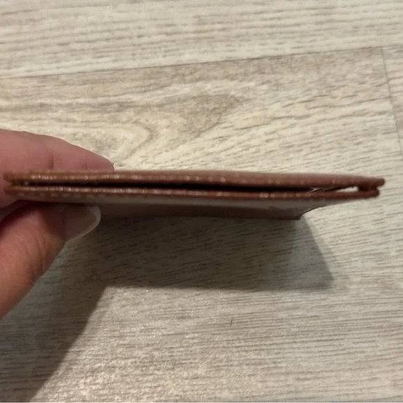 VINTAGE Louis Vuitton Taiga ID / Photo / Card Holder Brown Leather Wallet EUC - Picture 10 of 11